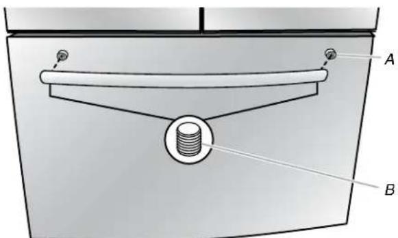WHIRLPOOL WRF560SMHZ - Cómo instalar la manija del cajón - 1