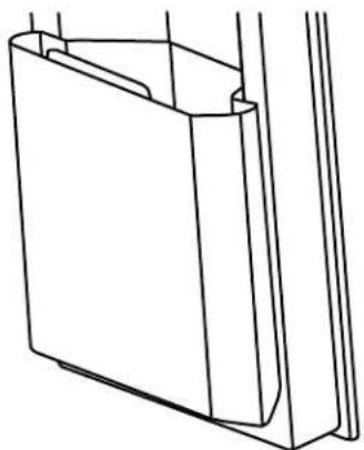 WHIRLPOOL WRF560SMHZ - Para quitar y volver a colocar el recipiente para productos frescos: - 1