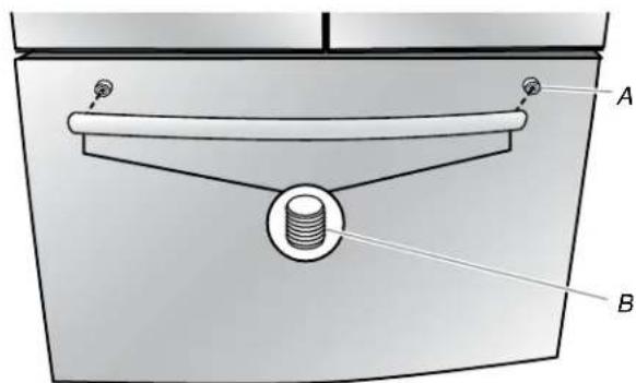 WHIRLPOOL WRF560SMHZ - Installation de la poignée de tiroir - 1