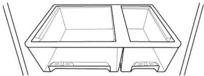 WHIRLPOOL WRF560SMHZ - To remove and replace the crisper drawer: - 1