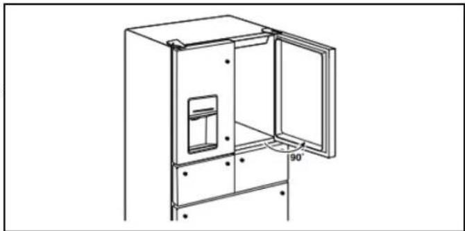 WHIRLPOOL WRF532SMHW - Réinitialiser la charnière inférieure du réfrigérateur - 1