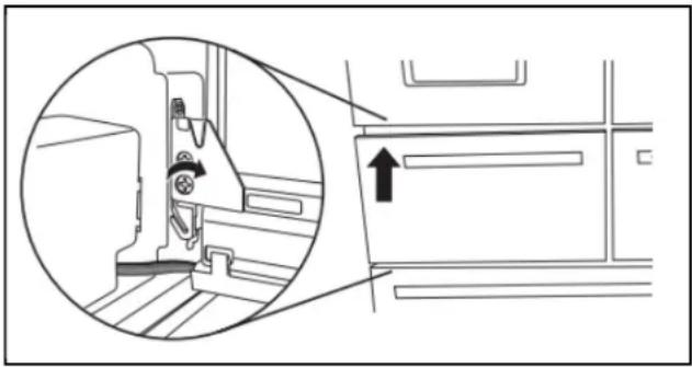 WHIRLPOOL WRF532SMHW - Alignement des façades des tiroirs réfrigérés (sur certains modèles) - 5