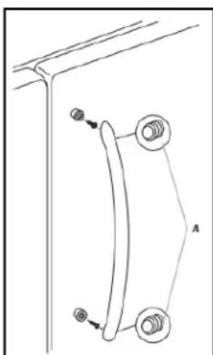WHIRLPOOL WRF532SMHW - POIGNÉES DE PORTE DU RÉFRIGÉRATEUR - 1