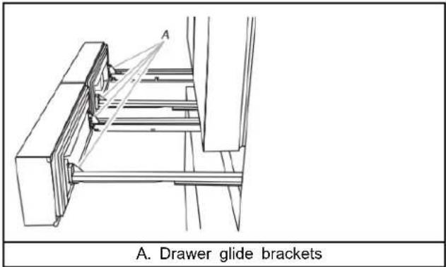 A. Drawer glide brackets