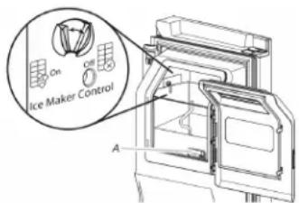 WHIRLPOOL WRF532SMHW - Bac à glaçons automatique (sur certains modèles) : - 3