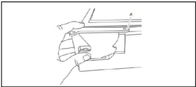 WHIRLPOOL WRF532SMHW - RESET THE DOOR HINGE - 1