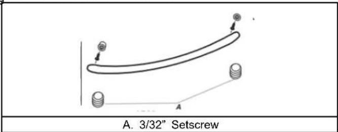 A. 3/32" Setscrew