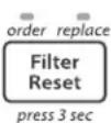 WHIRLPOOL WRF540CWHZ - Restablecimiento de filtros - 1