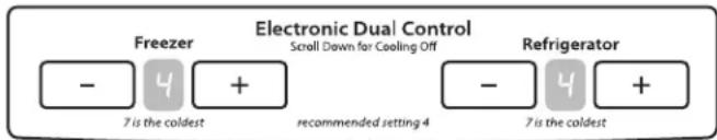 WHIRLPOOL WRF540CWHZ - Recommended Settings "4" - 1