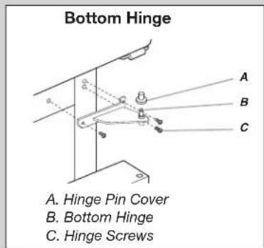 WHIRLPOOL WRF540CWHZ - Door Swing Reversal (optional) Door Removal &amp; - 7