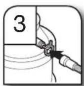 WHIRLPOOL WDT750SAHB - Connect drain hose - 4