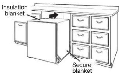 WHIRLPOOL WDT750SAHB - Secure insulation blanket - 1