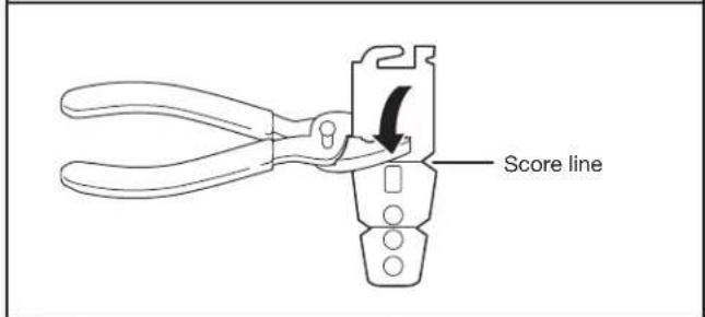 WHIRLPOOL WDT750SAHB - Break end of bracket - 1