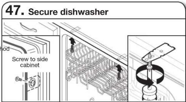 WHIRLPOOL WDT750SAHB - SECURE DISHWASHER IN CABINET OPENING - 2