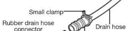 WHIRLPOOL WDT750SAHB - Connect drain hose - 1