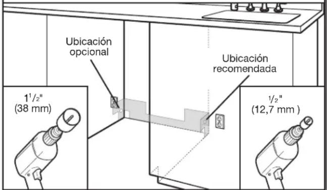 WHIRLPOOL WDTA50SAHV - Ubicaciones de creación de orificios: construedccionnea - 1