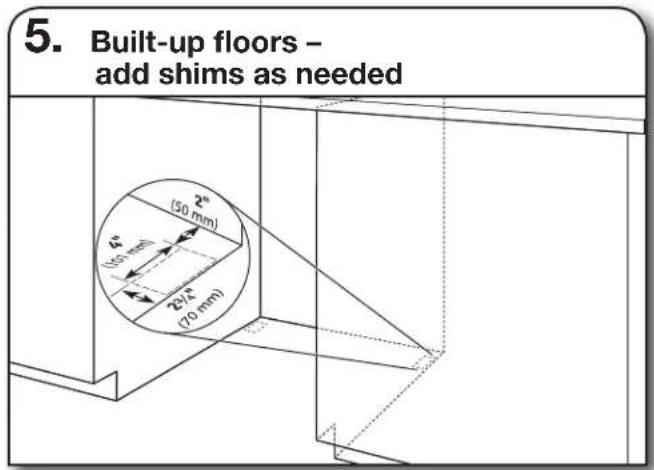 WHIRLPOOL WDTA50SAHV - INSTALL OPTIONAL MOISTURE BARRIER - RECOMMENDED FOR WOOD COUNTERTOPS - 2