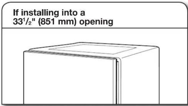 WHIRLPOOL WDTA50SAHV - INSTALL OPTIONAL MOISTURE BARRIER - RECOMMENDED FOR WOOD COUNTERTOPS - 4