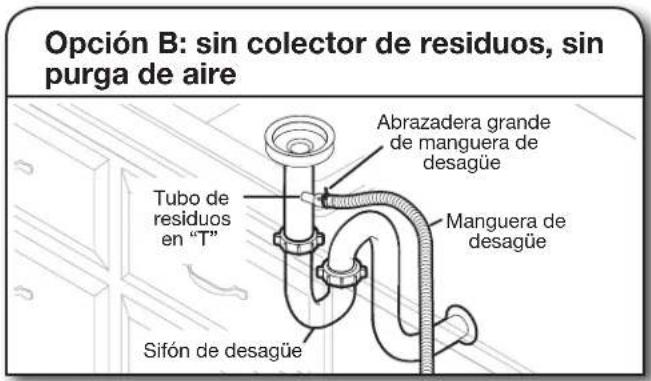 WHIRLPOOL WDTA50SAHV - CONEXION DE LA MANGUERA DE DESAGUE - 6