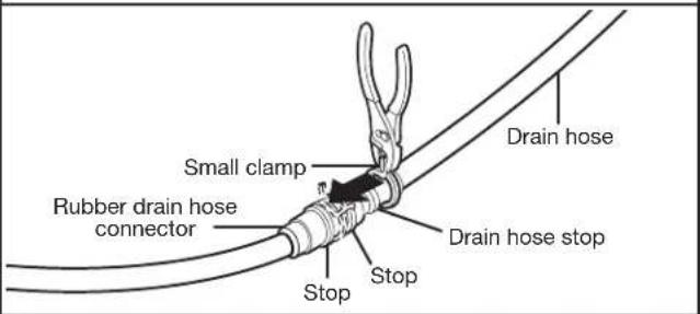 WHIRLPOOL WDTA50SAHV - Slide clamp onto connector - 1