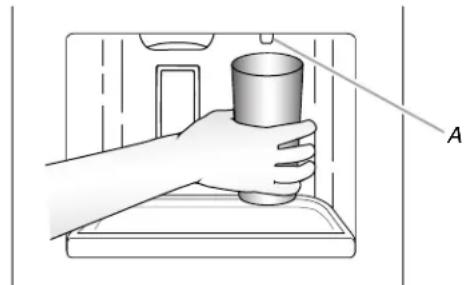 WHIRLPOOL WRS571CIHW - Para despachar agua: - 1