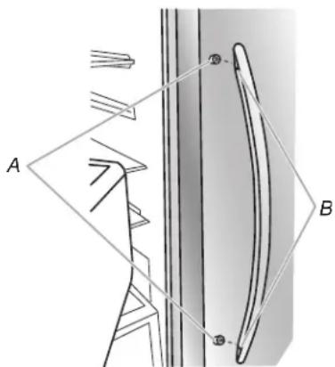 WHIRLPOOL WRS571CIHW - To Install the Handles: - 1