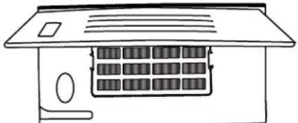 WHIRLPOOL WRS571CIHW - como instalar el filtro de aire (en algunos modelos) - 2