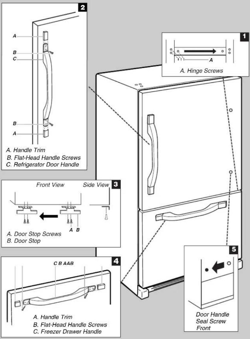 WHIRLPOOL WRF532SMHB - Door Removal & Replacement - 3