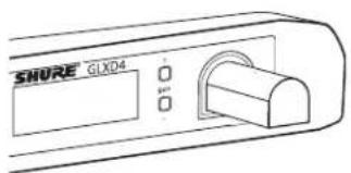 SHURE GLXD4 - Laadcompartiment ontvanger - 1