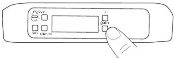 SHURE GLXD4 - Verstärkungseinstellung (Gain) - 1