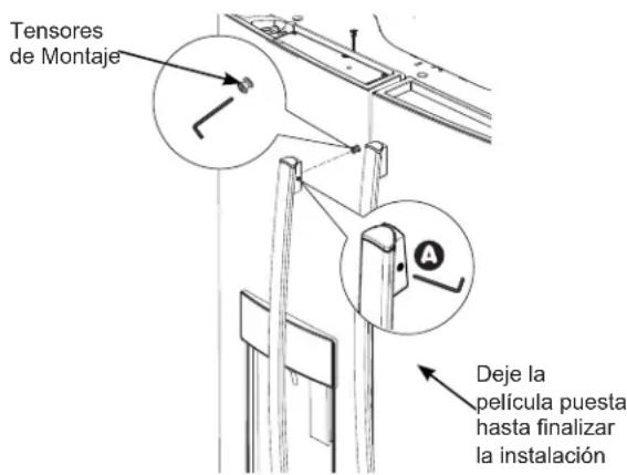 GE Profile PYE22PMKES - ① RETIRE LA MANIJA DE LA PUERTA DE COMIDAS FRESCAS - 1