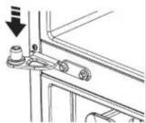 GE Profile PWE23KMKES - REINSTALLATION DES PORTES DU RÉFRIGÉRATEUR - 1