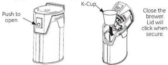 GE Profile PWE23KMKES - Load the K-Cup Brewer - 1