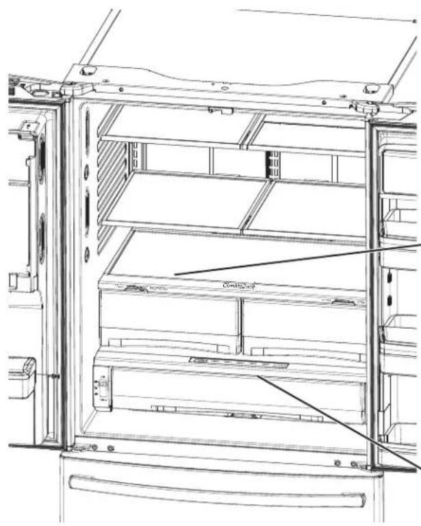GE Profile PWE23KMKES - About the climate zone and temperature controlled drawer. - 1