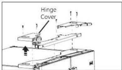GE Profile PWE23KMKES - REMOVE THE REFRIGERATOR DOORS - 2