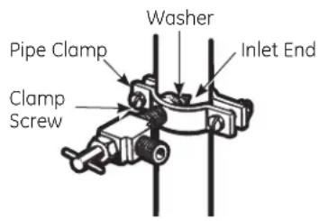 GE Profile PWE23KMKES - TIGHTEN THE PIPE CLAMP - 1