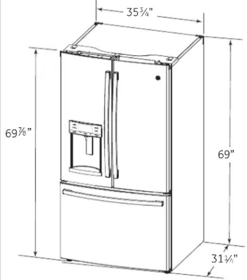 GE Profile PWE23KMKES - SUMINISTRO DE AGUA A LA MAQUINA DE HACER HIELO Y EL DISPENSADOR - 1