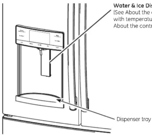 GE Profile PWE23KMKES - Ice maker setting - 1
