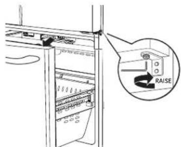 GE Profile PWE23KMKES - LEVEL THE REFRIGERATOR DOORS - 2
