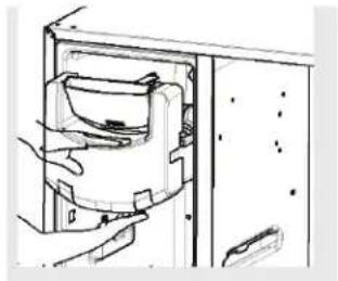GE Profile PSS28KSHSS - En algunos modelos, para acceder a hielo o para alcanzar el interruptor de encendido: - 2