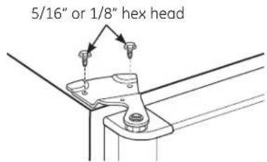 5/16" or 1/8" hex head