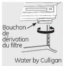 Bouchon de déparation du filtre Water by Culligan
