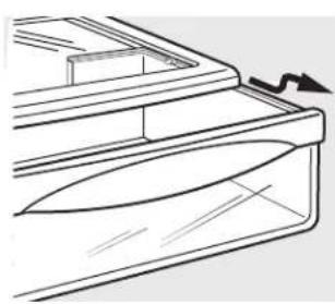 GE Profile PSS28KSHSS - About crisper removal. - 1