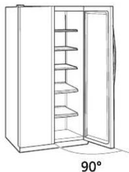 GE Profile PSS28KSHSS - REMOVE THE REFRIGERATOR DOOR (cont.) - 2