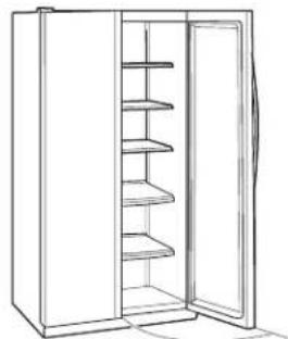 GE Profile PSS28KSHSS - REMUEVA LA PUERTA DEL REFRIGERADOR (cont.) - 1