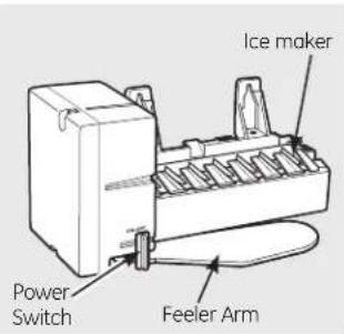 Ice maker Power Switch Feeler Arm