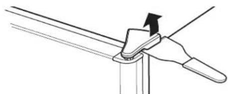 GE Profile PSS28KSHSS - REMOVE THE FREEZER DOOR - 1