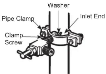GE Profile PFE28PYNFS - TIGHTEN THE PIPE CLAMP - 1