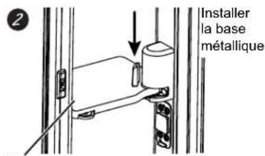 GE Profile PFE28PYNFS - Pour placer le bac pivotant dans la porte : - 1
