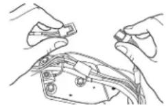 GE Profile PFE28PYNFS - REMOVE THE REFRIGERATOR DOORS (cont) - 2
